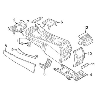 BMW OE - Center Console (Console Body & Lower Trim)