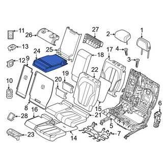BMW OE - Center Left Seat Armrest