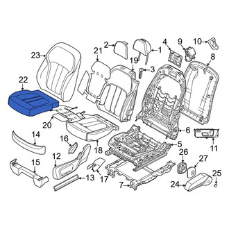 BMW OE - Center Left Seat Cover