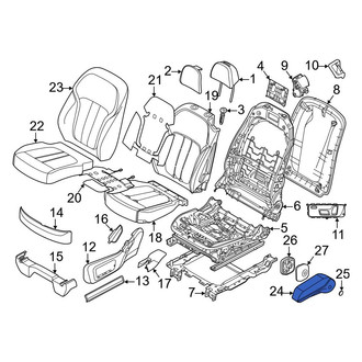 BMW OE - Center Left Seat Armrest