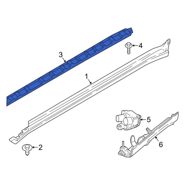 Rocker Panel Molding Reinforcement