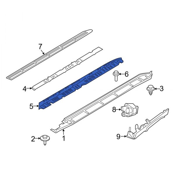 Rocker Panel Molding Reinforcement