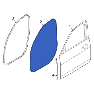 BMW OE - Front Outer Door Seal