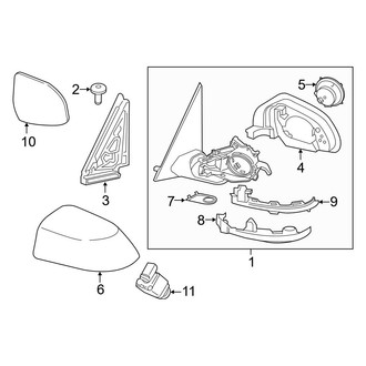 BMW OE - Front Door - Outside Mirrors (M50i / xDrive40i / xDrive50i)