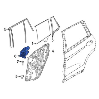 BMW OE - Rear Left Window Motor