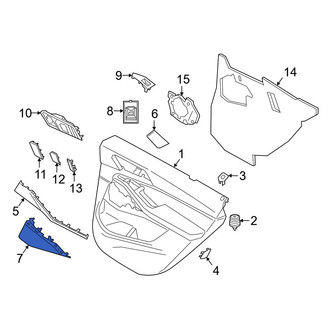 BMW OE - Front Right Speaker Cover
