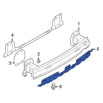 BMW OE - Rear Bumper Cover Reinforcement