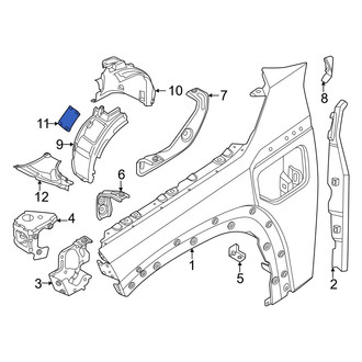 BMW OE - Front Left Wheel Housing Access Cover