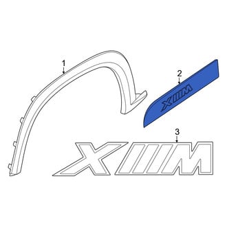 BMW OE - Front Left Fender Molding