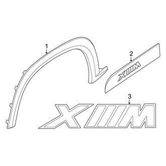 BMW OE - Fender - Exterior Trim (Label)