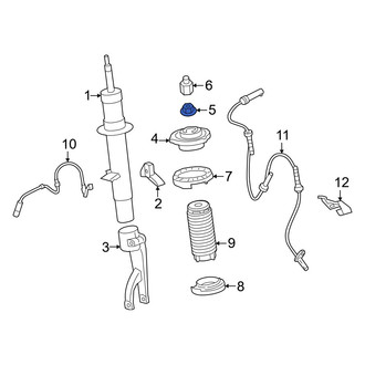 BMW OE - Suspension Strut Nut