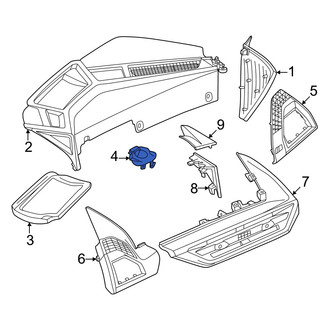 BMW OE - Speaker Cover Bracket