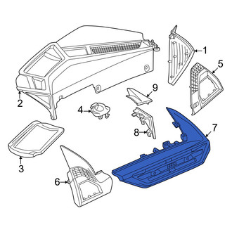 BMW OE - Center Instrument Panel Trim Panel