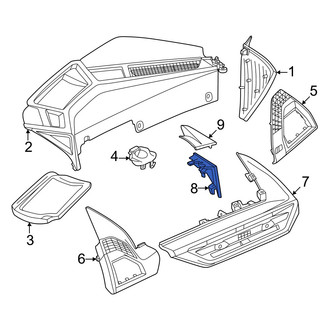 BMW OE - Center Instrument Panel Trim Panel