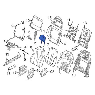 BMW OE - Front Right Headrest