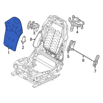 BMW OE - Front Left Seat Back Cushion Spacer
