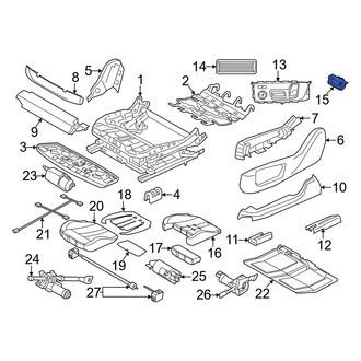BMW OE - Front Right Courtesy Light Bracket