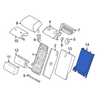 BMW OE - Rear Seat Armrest Bracket