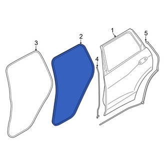 BMW OE - Front Outer Door Seal