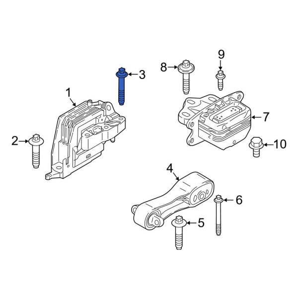 Engine Mount Bolt