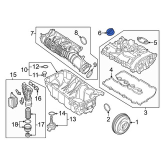 BMW OE - Engine Oil Filler Cap