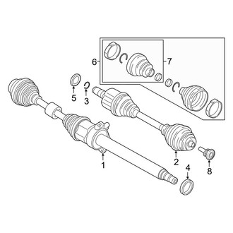 BMW OE - Front Suspension - Carrier & Front Axles