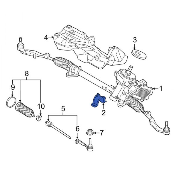 Rack and Pinion Bracket