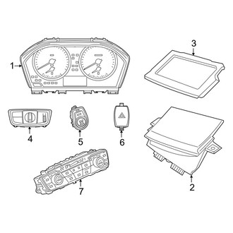 BMW OE - Instrument Panel - Cluster & Switches (sDrive28i / xDrive28i)