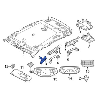 BMW OE - Right Headliner Bracket