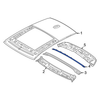 BMW OE - Rear Roof Bow