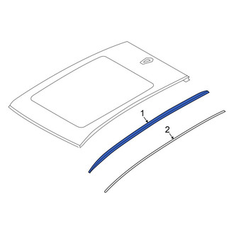 BMW OE - Left Roof Side Rail