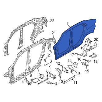 BMW OE - Left Outer Uniside