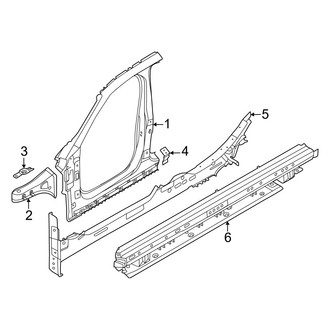 BMW OE - Pillars, Rocker & Floor - Hinge Pillar