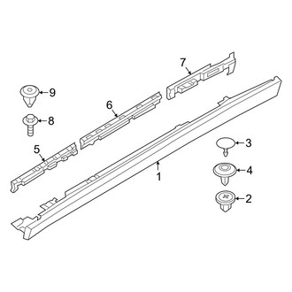 BMW OE - Pillars, Rocker & Floor - Exterior Trim