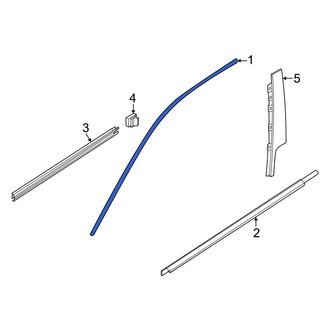 BMW OE - Front Left Door Reveal Molding