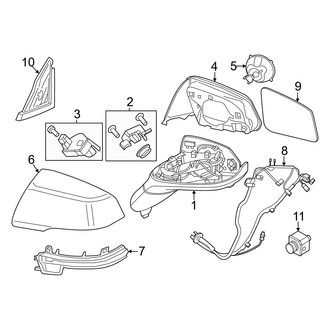 BMW OE - Front Door - Outside Mirrors
