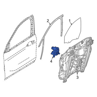 BMW OE - Rear Left Window Motor