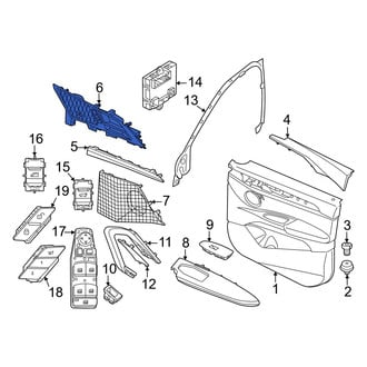 BMW OE - Front Left Inner Interior Door Handle