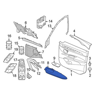 BMW OE - Front Right Door Armrest