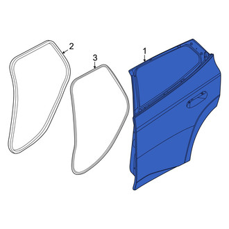 BMW OE - Rear Left Door Shell