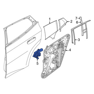 BMW OE - Rear Right Window Motor