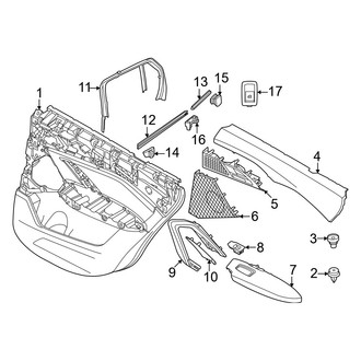 BMW OE - Rear Door - Interior Trim