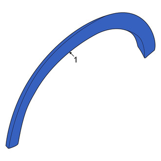 BMW OE - Front Left Wheel Arch Molding