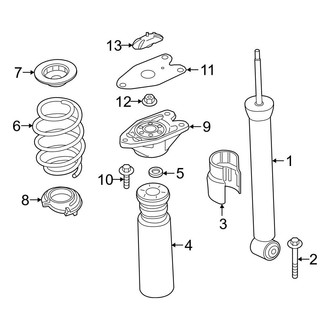 BMW OE - Rear Suspension - Shocks & Components (Hydraulic)