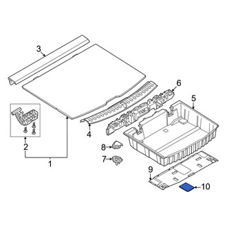 BMW OE - Trunk Trim Panel Bracket