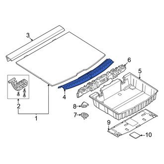 BMW OE - Rear Liftgate Trim Scuff Plate
