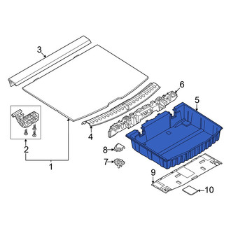 BMW OE - Rear Floor Storage Compartment
