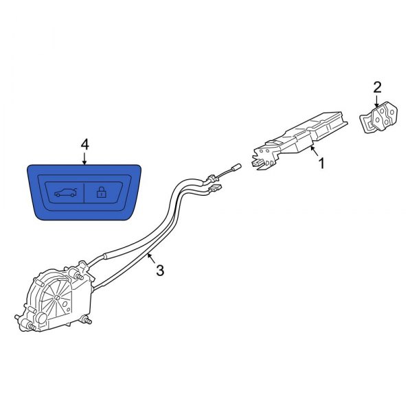 Liftgate Latch Release Switch