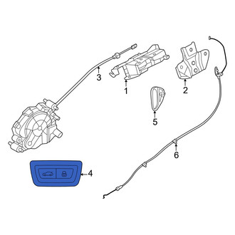 BMW OE - Rear Liftgate Latch Release Switch