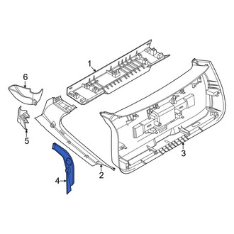 BMW OE - Rear Left Liftgate Trim Cover